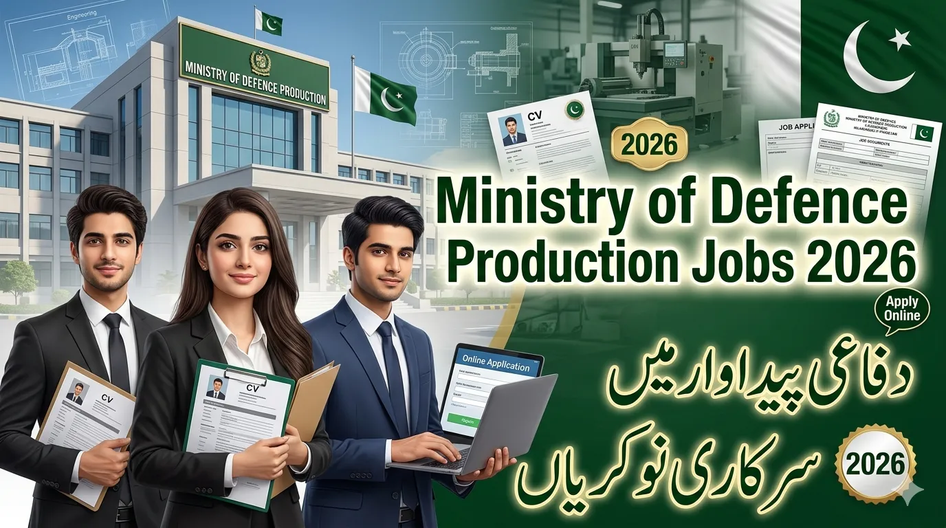 Ministry of Defence Production Jobs 2026 in Pakistan