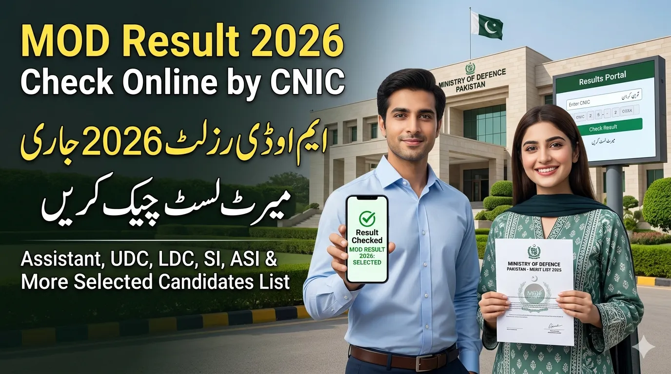 MOD Result 2026 Check Online